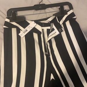 Olivia + Alice Umbrella and Stripe pants